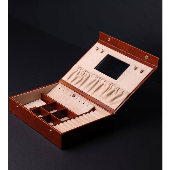 Time Resistance - Wholesale Jewelry Box/Organizer - Womens Leather Jewelry Box Accessory Box - The Line of Beauty5