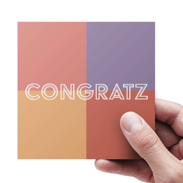 Parabéns Multicolorido Vermelho - curto por atacado de Kortspecialisten