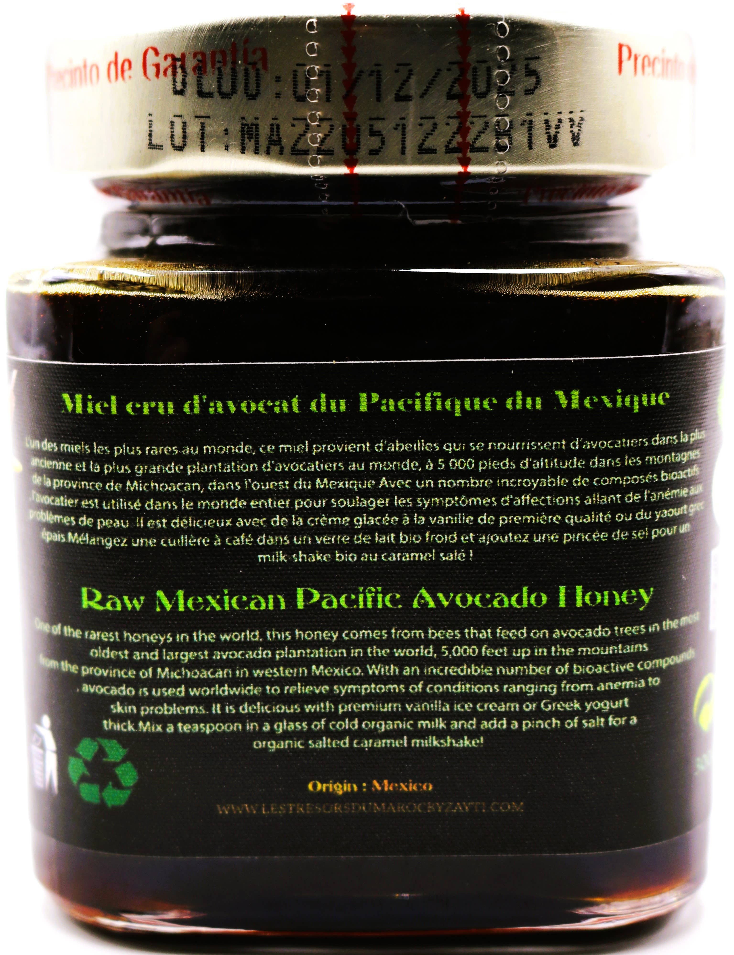 Zayti L.T.D.M - Venta al por mayor Miel - Miel cruda premium de aguacate mexicano - frasco de 300 g | 100 %1
