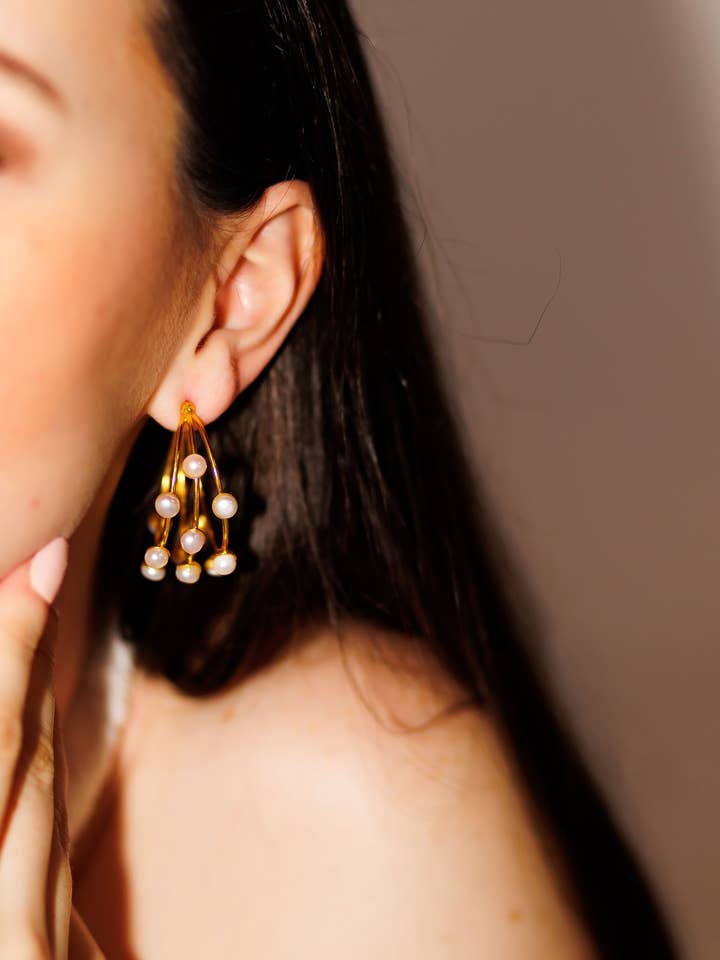 The Petite Marguerite Hoop for wholesale by Mary K Kendig