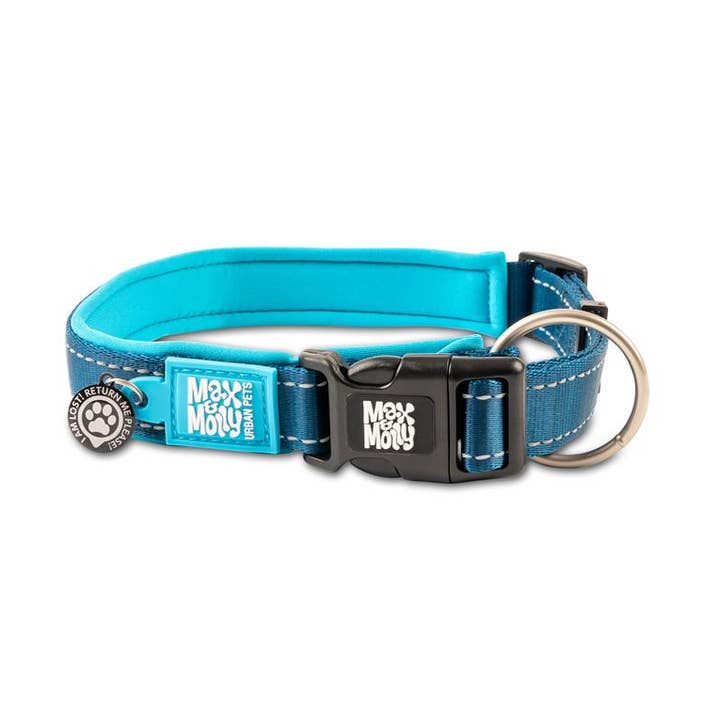 Max & Molly Smart ID Collar - Matrix Sky Blue | PetCon UK for wholesale by PetDreamHouse