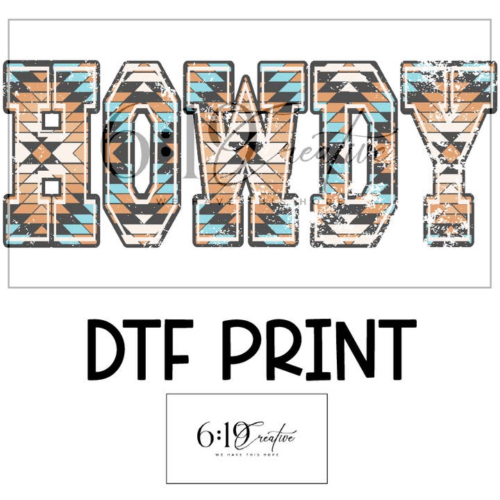 Hallo DTF Print für den Großhandel von 6:19 Creative