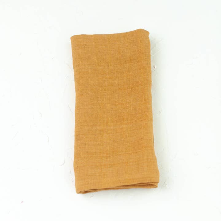 Creative Women Australia - Wholesale Dinner & Cloth Napkin - Stone Washed Linen Hemmed Dinner Napkin