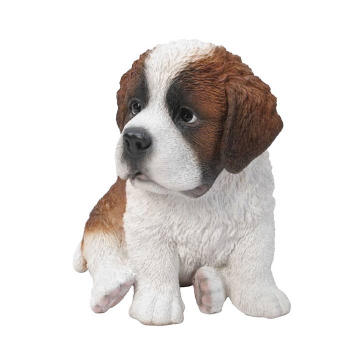 Hi-Line Gift Ltd. - Wholesale Outdoor Ornament/Decor - Pet Pals: Saint Bernard Puppy Statue4