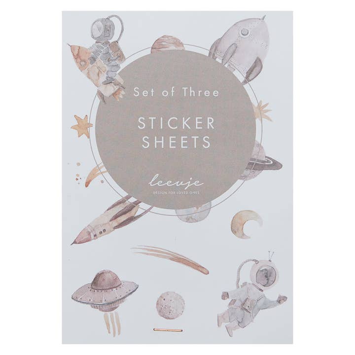 Leevje - Wholesale Sticker - Kids & Baby - Sticker Set "Universe"