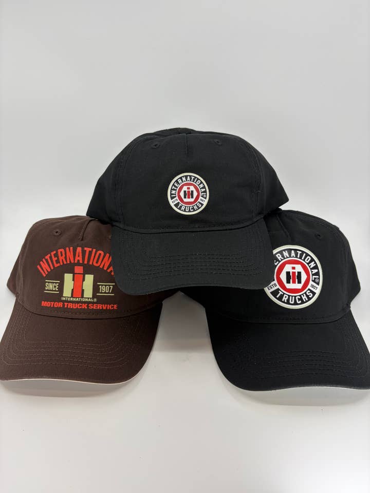 International Truck Snapback Billed Caps - Lot of 3 for wholesale by Wildwood Enterprises LLC