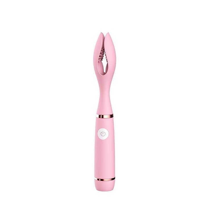 Kinky Pleasure - Wholesale Sex Toy - Power Escorts - BR164 - Couple Pleasure - Couple Vibrator - Rechargeable - Silicone - 19 × 2.75 CM - Pink3