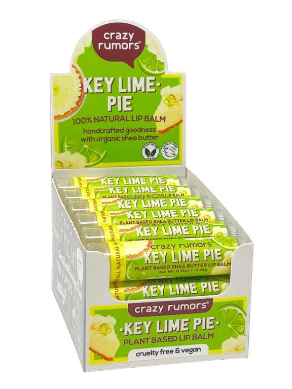 Crazy Rumors - Wholesale Lip Balm - All Natural, Vegan Key Lime Pie Lip Balm2