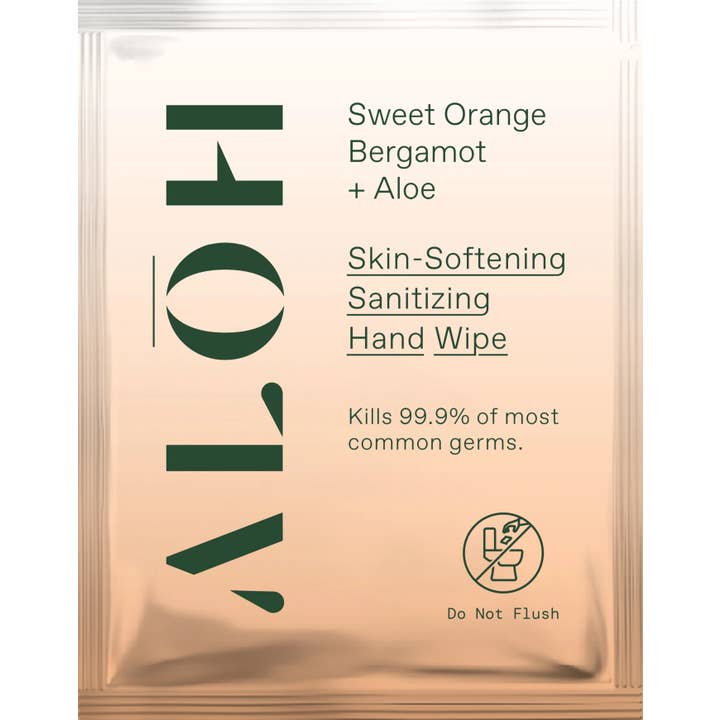 ALŌH - Wholesale Hand Sanitizer - Sweet Orange Bergamot + Aloe Individual Sachet 500ct Bulk1