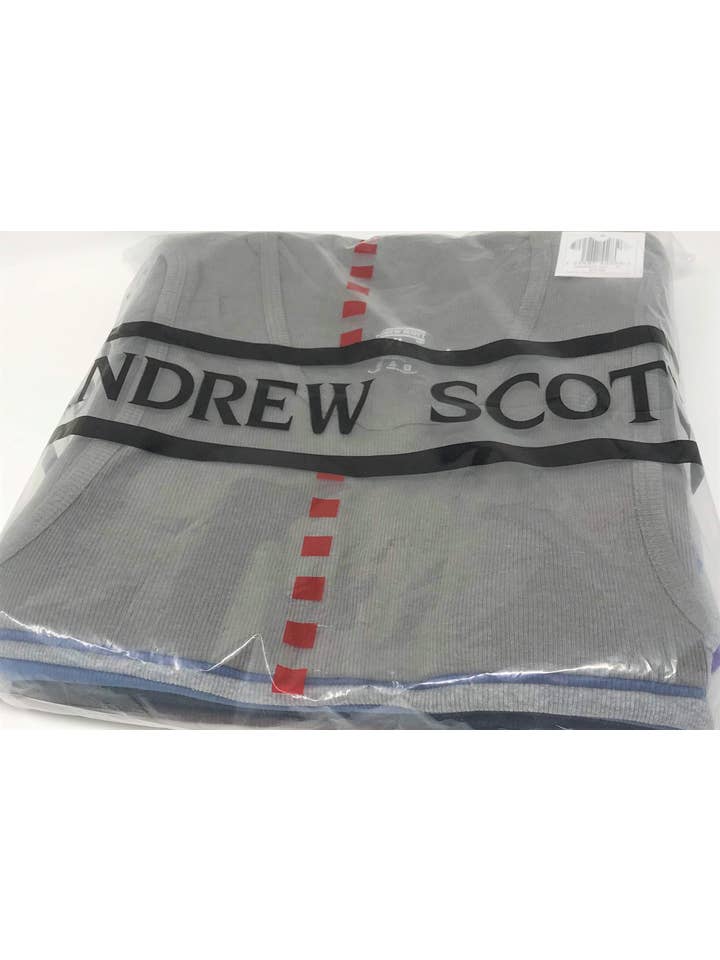 I-Wear Brands - Vendita all'ingrosso Canotta - Uomo - Canotta intima da uomo in 100% cotone a costine, confezione da 103