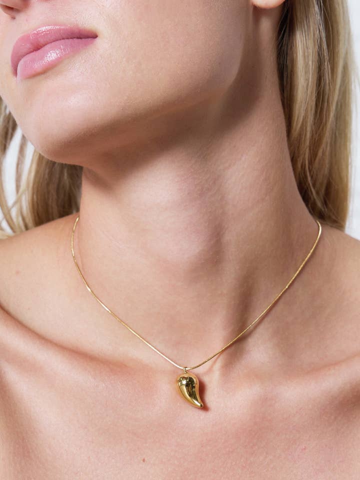 224AQ57 stainless steel necklace for wholesale by BYREN | ÉLINE L'ATELIER