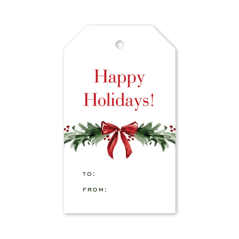 Dogwood Hill – Engroshandel Gaveetiket – Jul Spirits Garland gave Tags1