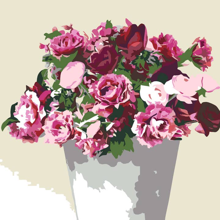 Artwille DIY Paint by Numbers - Flowers, level 2 and other Purchase Wholesale paint by number kits. Free Returns & Net 60 Terms on Faire trending on Faire.