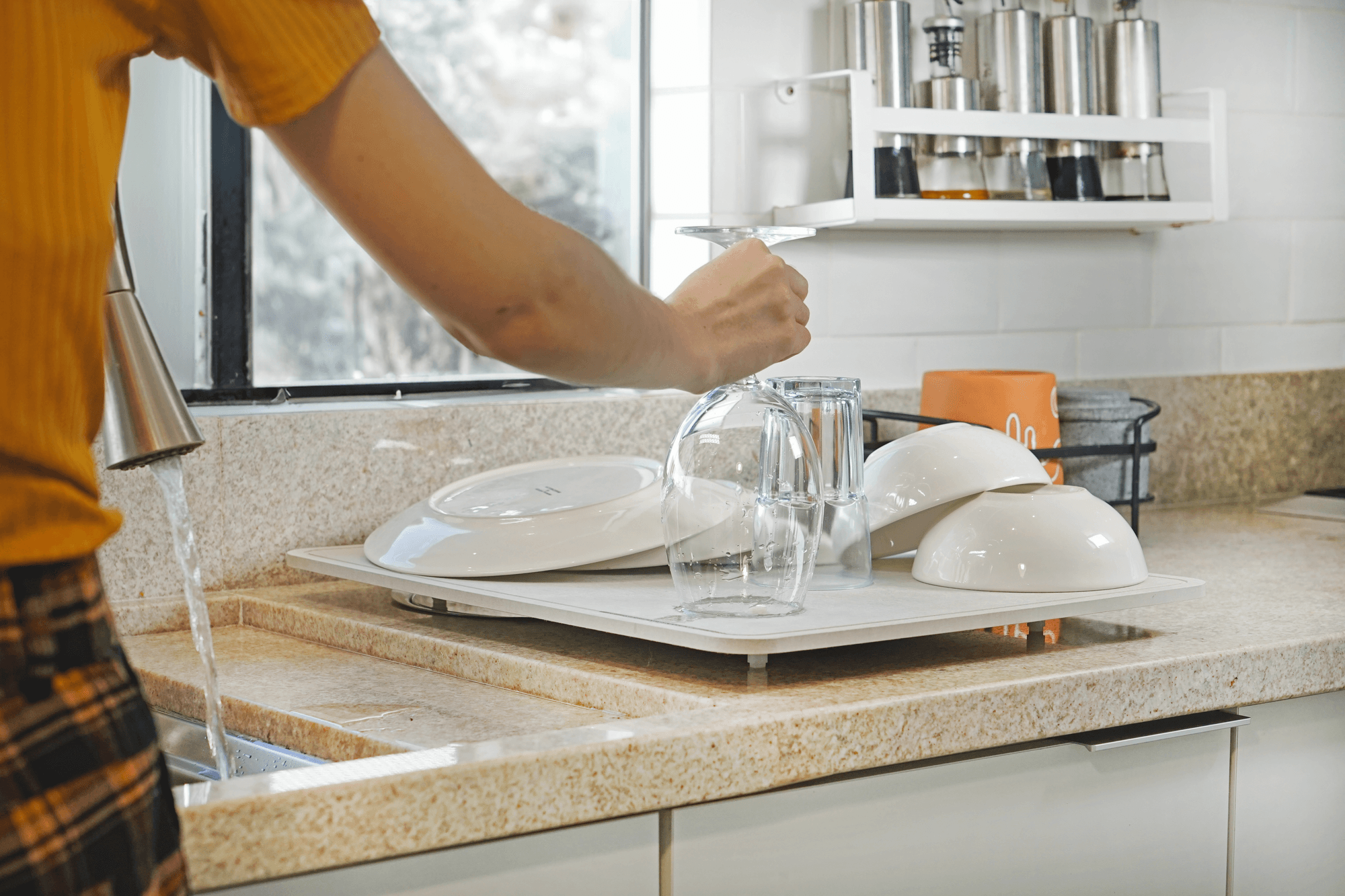 Momo Lifestyle LLC - Wholesale Dish Drying Mat/Rack - Stone Dish Drying Mat | DryPad - Momo Lifestyle3