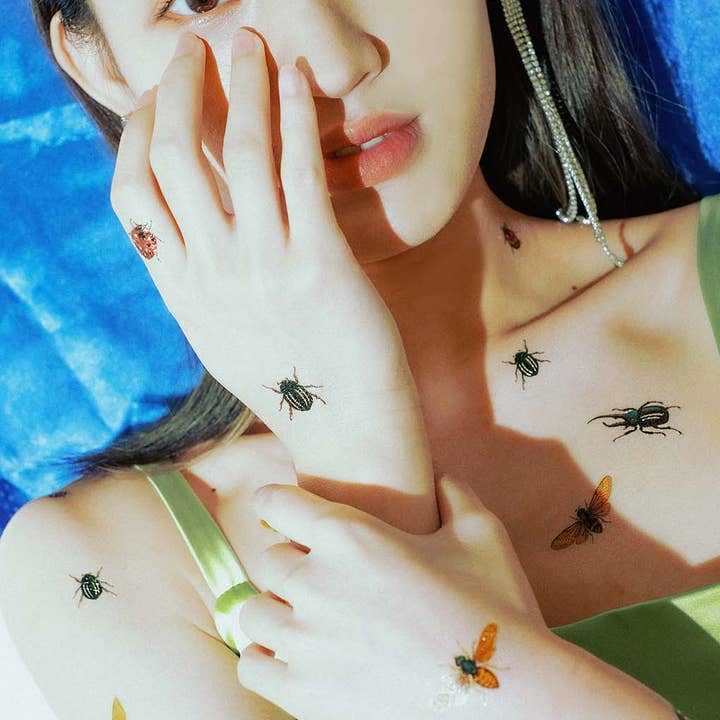 PAPERSELF - Wholesale Temporary Tattoo - Bugs Temporary Tattoos Stickers