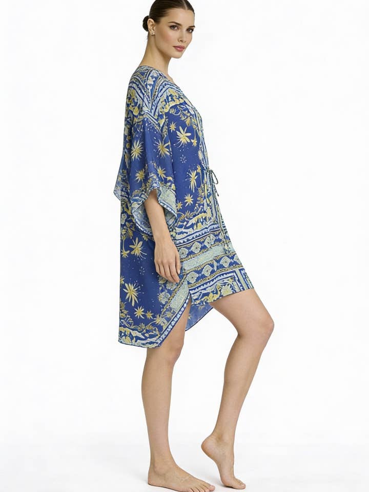 Wrap Up by VP – Engroshandel Kjole - Dame – Notte Marelia Kort Kaftan2