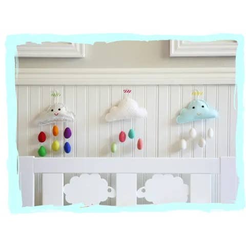 The Felt Pod - Wholesale Decorative tabletop object - Felt Raindrops3