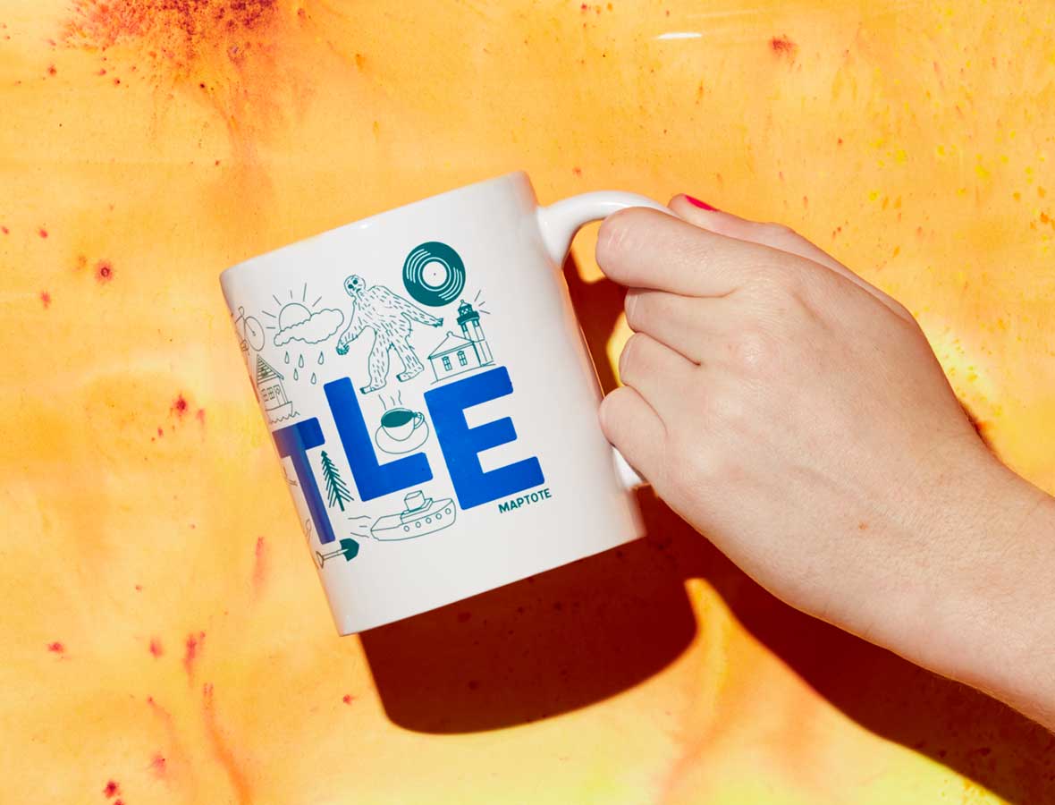 Maptote - Vente Tasse à café - Mug Seattle3
