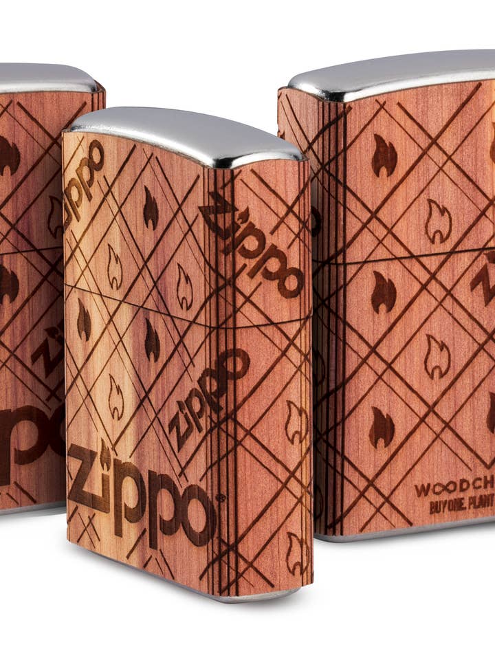 Zippo - Woodchuck Wrap Zippo Flame Genuine Lighter for wholesale by Zippo UK