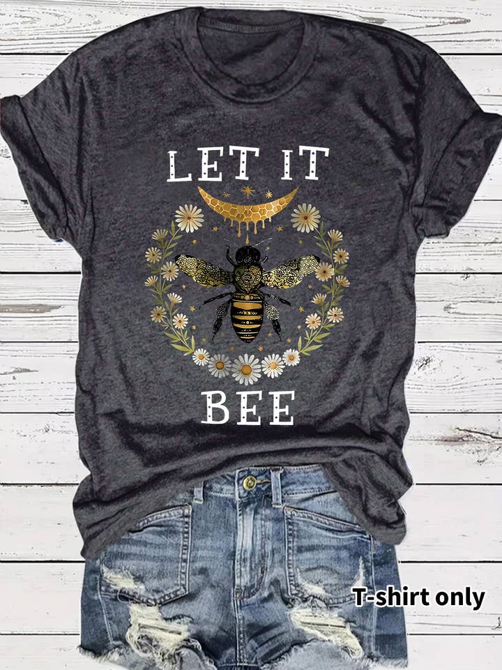 LET IT BEE & Floral Wreath Graphic T-Shirt and other Purchase Wholesale let it bee. Free Returns & Net 60 Terms on Faire trending on Faire.