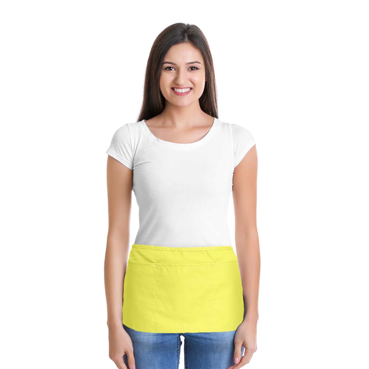 Dalix - Wholesale Apron - DALIX Waist Aprons Kitchen Bib Poly Cotton 3 Pockets14