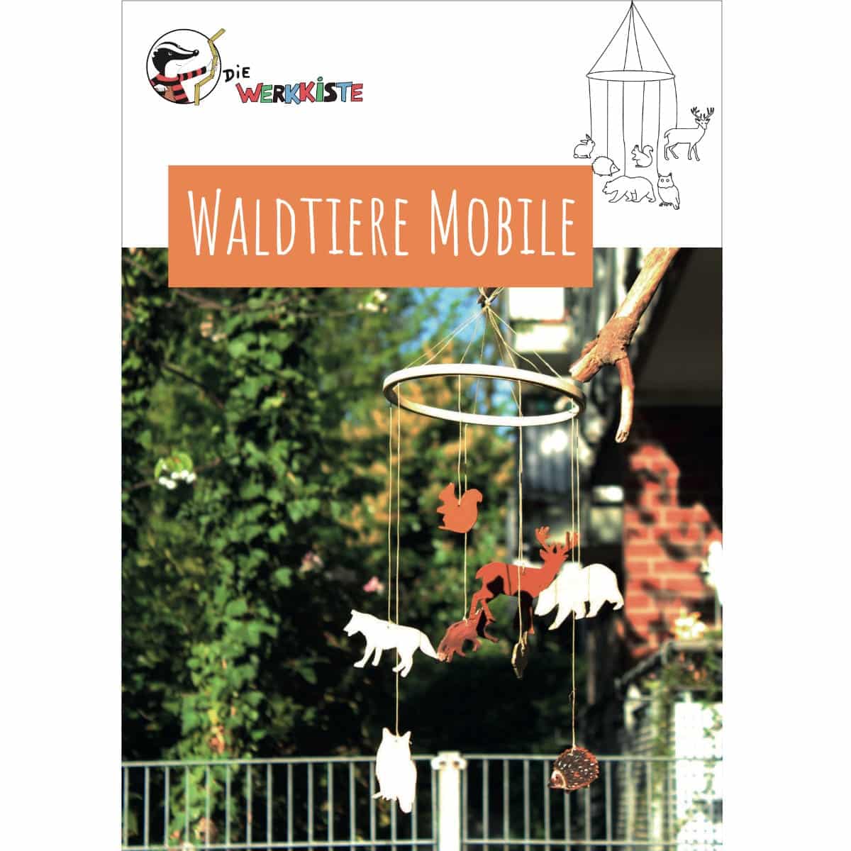 Die Werkkiste - Wholesale DIY Craft Kit - Forest Animals Mobile0