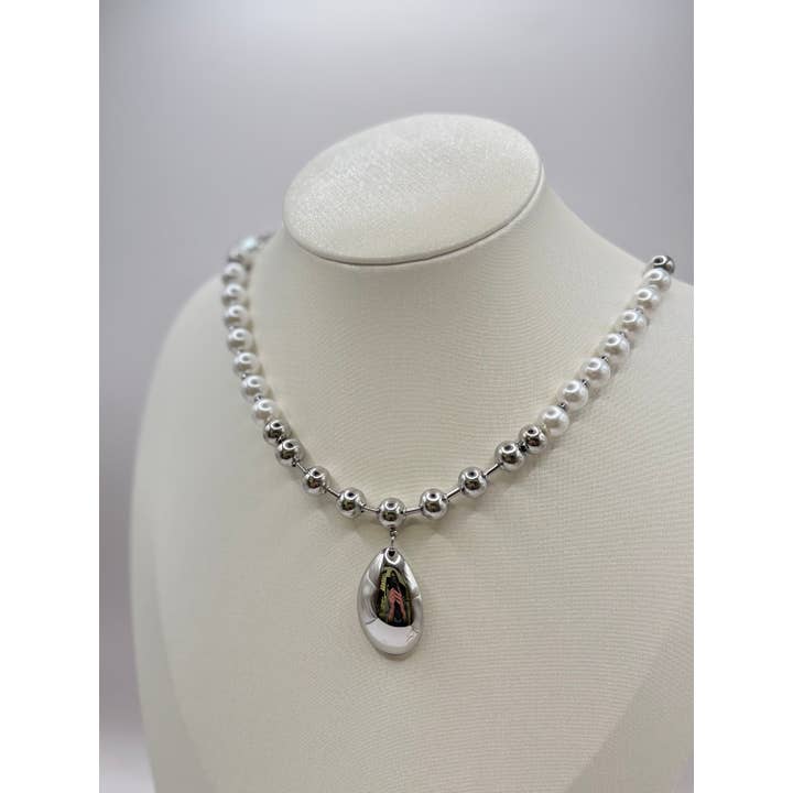 YOLA - Wholesale Pendant/Charm Necklace - Smooth Drop Edelstahl Kette1