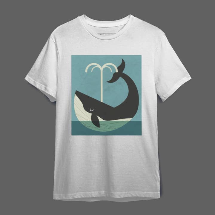 Herren-T-Shirt whale_new für den Großhandel von Mary Cotton Couture
