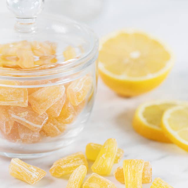 Butterfields Candy - Wholesale Boiled sweets - LEMON BUDS IN A MASON JAR 7.3 OZ3