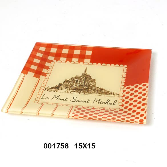 Square Catchall 'Mt St Michel Rge' 15X15 cm for wholesale by Faye