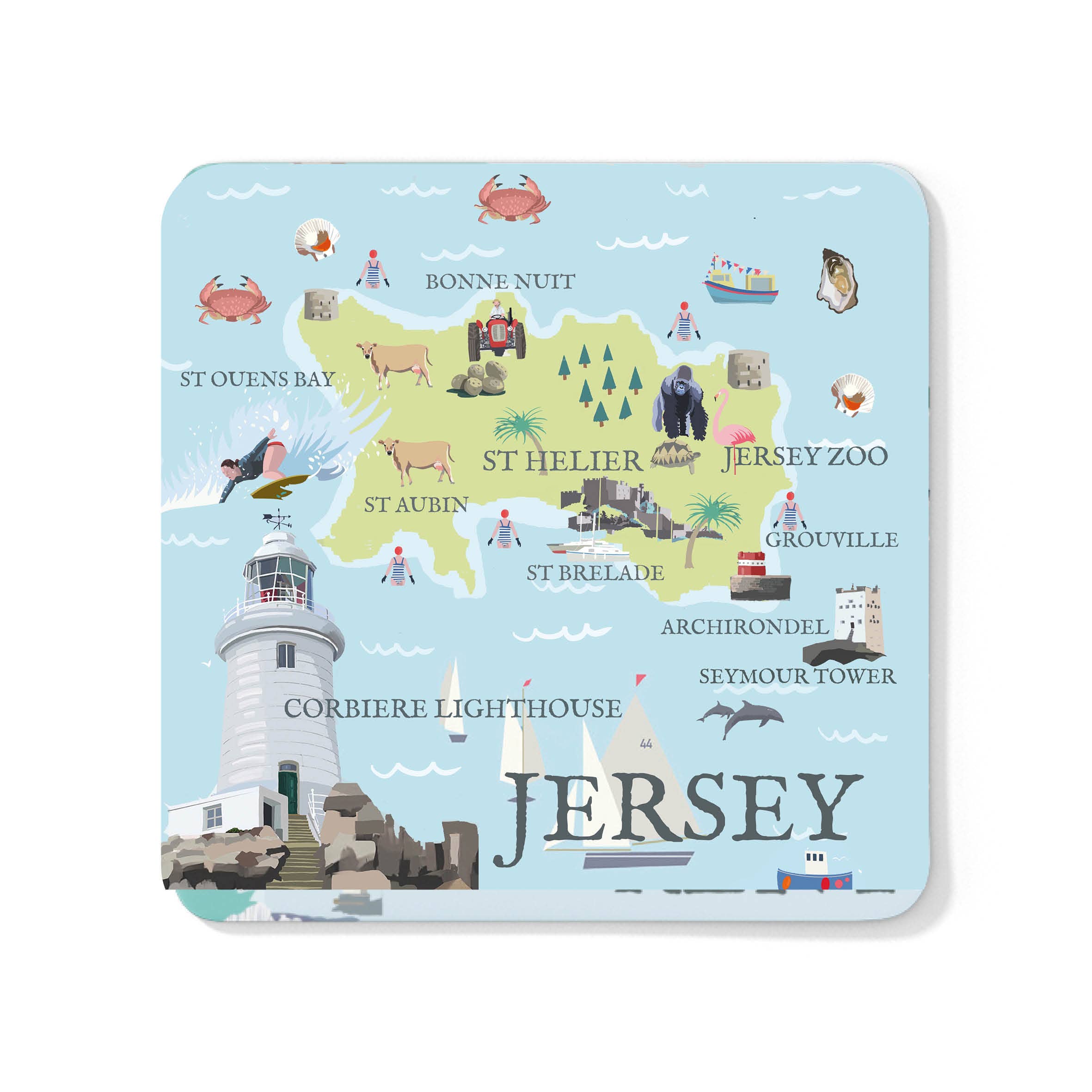 BETTY BOYNS MAPS – wholesale Coasters – Coaster Jersey0