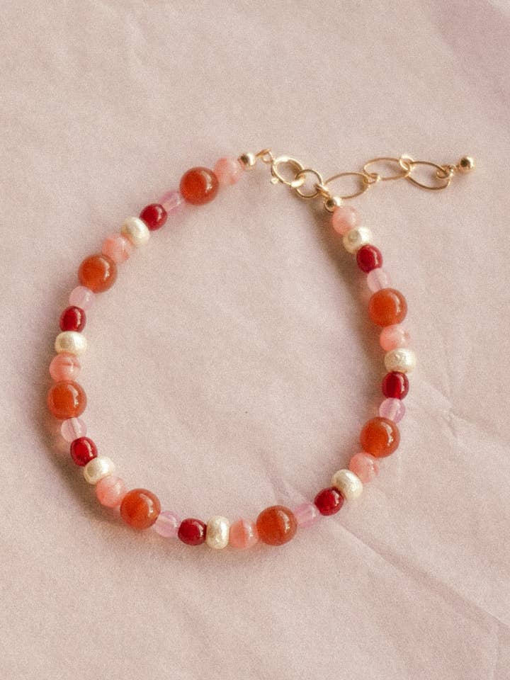 Sophia - bracelet en perles de verre pour la vente par SAN SAN