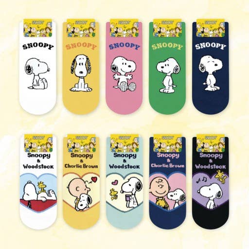 K-Wonderland – wholesale Socks – Women's – Peanuts Snoopy No Show Sneakers Cotton Women Socks13