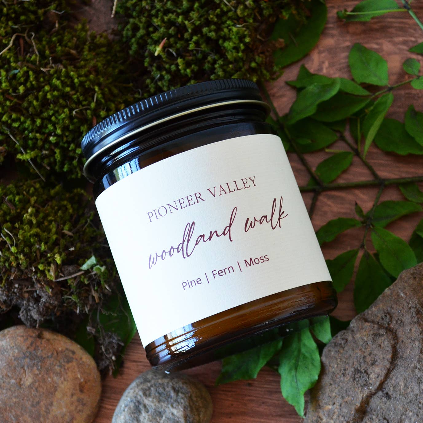 Prosperity Candle - Vente Bougie en bocal - Pioneer Valley - Promenade en forêt - Fait main5
