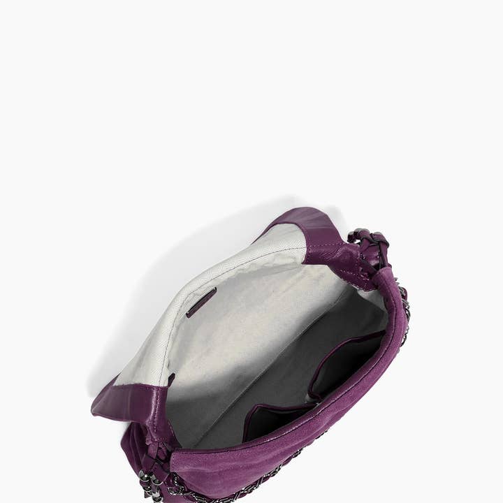 Plum Suede Lennon Convertible Crossbody for wholesale on Faire4