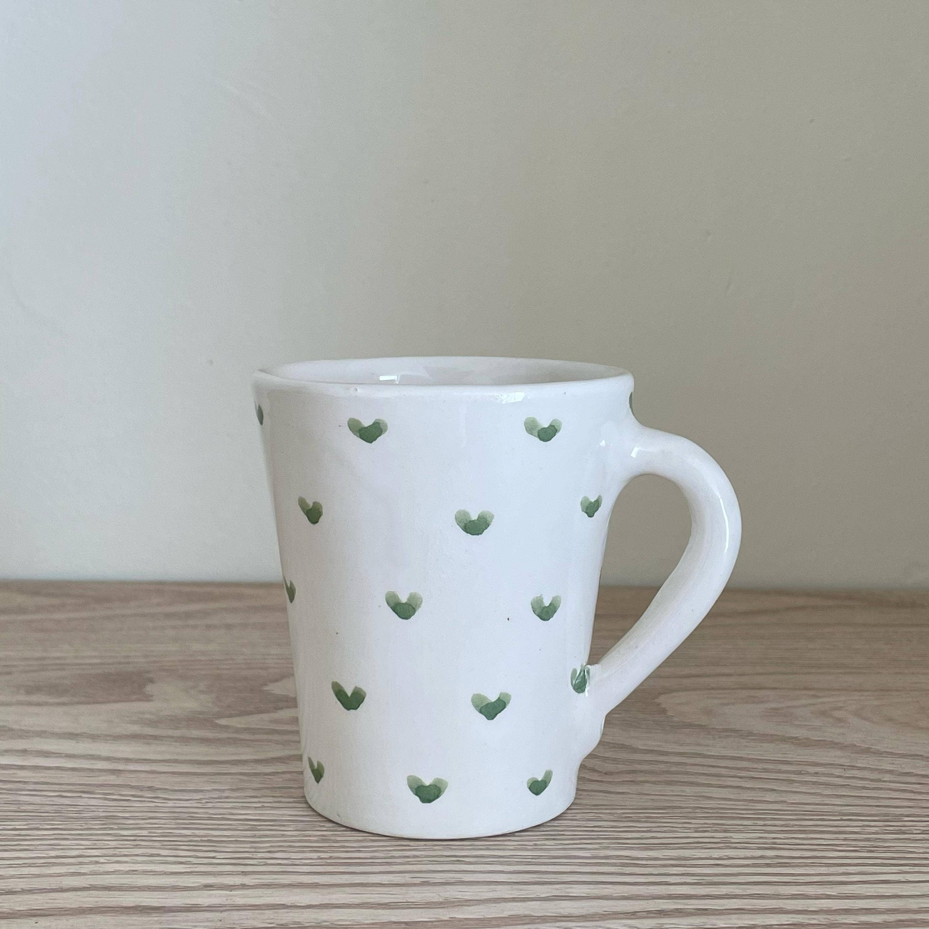 LeBazare - Wholesale Coffee Mug - Gobelet en céramique fait main – Motif cœurs3