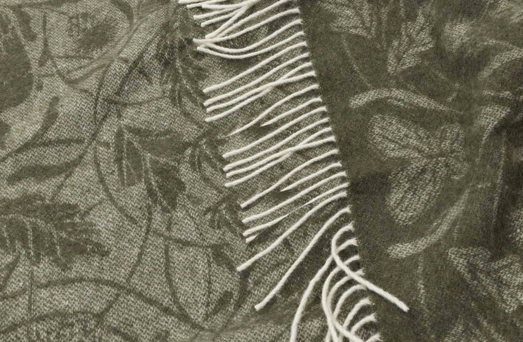 NorraVilla - Wholesale Throw Blanket - Merino Wool throw  Blanket William Morris style 4