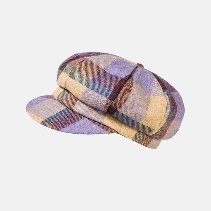 Proppa Toppa Hats – Engroshandel Newsboy/schoolboy hat - Dame – Ternet uld Baker Boy Cap