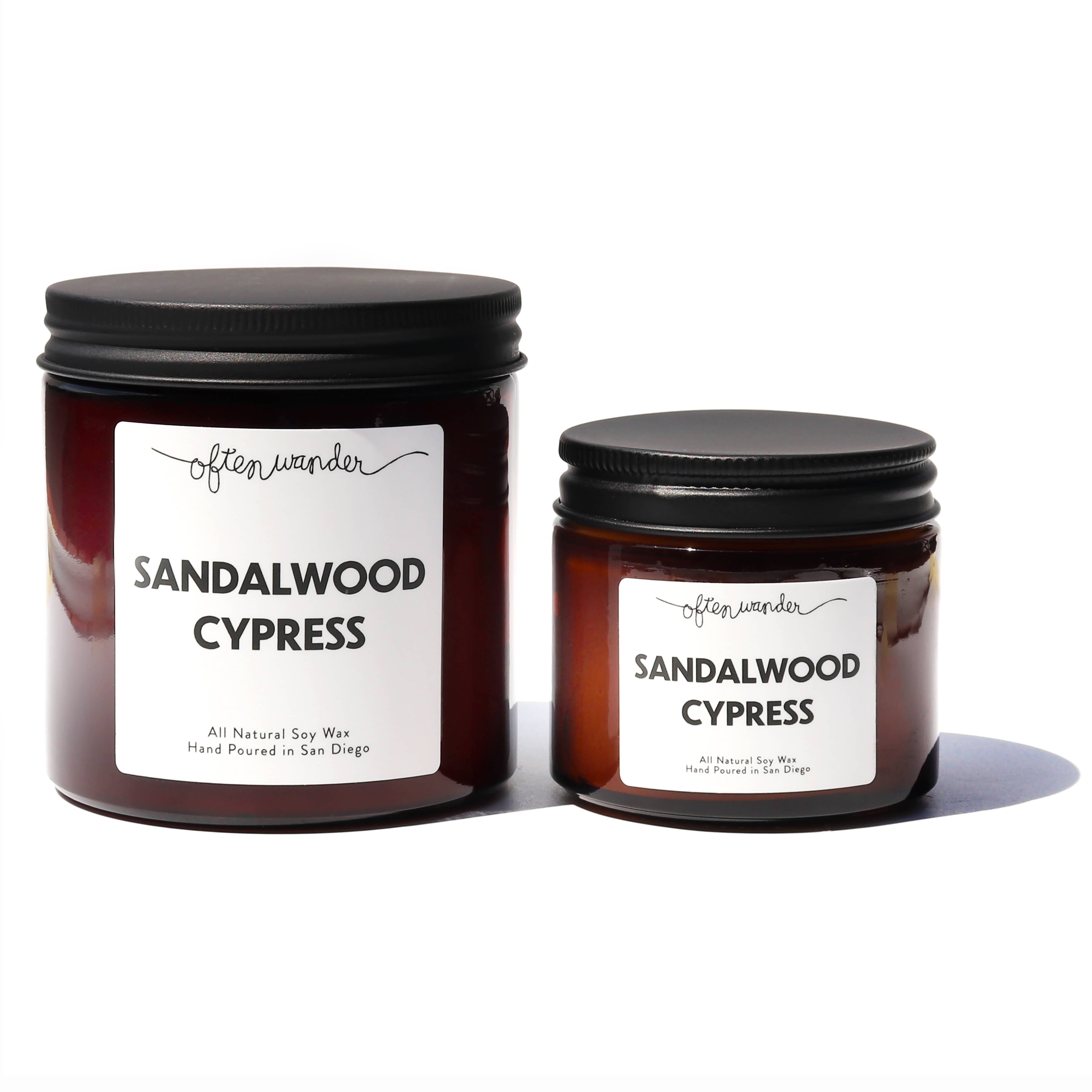 Often Wander - Wholesale Jar/Filled Candle - Sandalwood Cypress – Signature Candle4