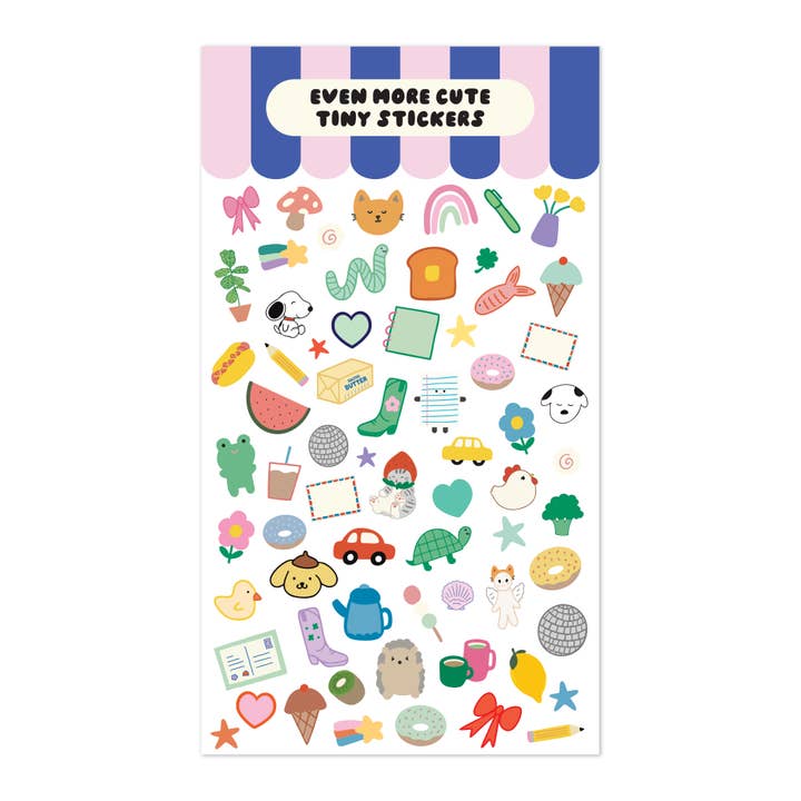 Folha de Autocolantes Transparentes Ainda Mais Pequenos e Fofos. por atacado de The Paper + Craft Pantry