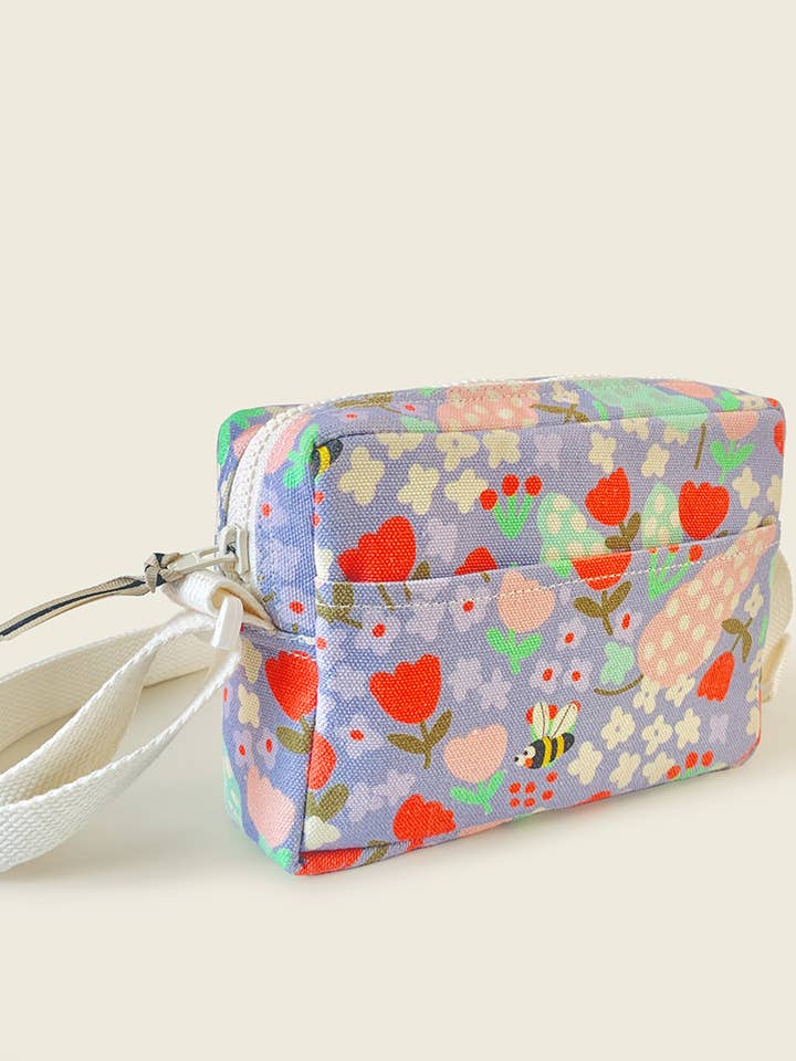 100% Cotton Canvas Print Kids' Crossbody Sling Bag for wholesale by TheBeanWalk