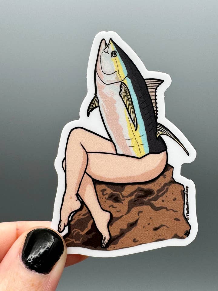 Vinyl Decal - Reversed Mermaid for wholesale by The Red Swan Shop