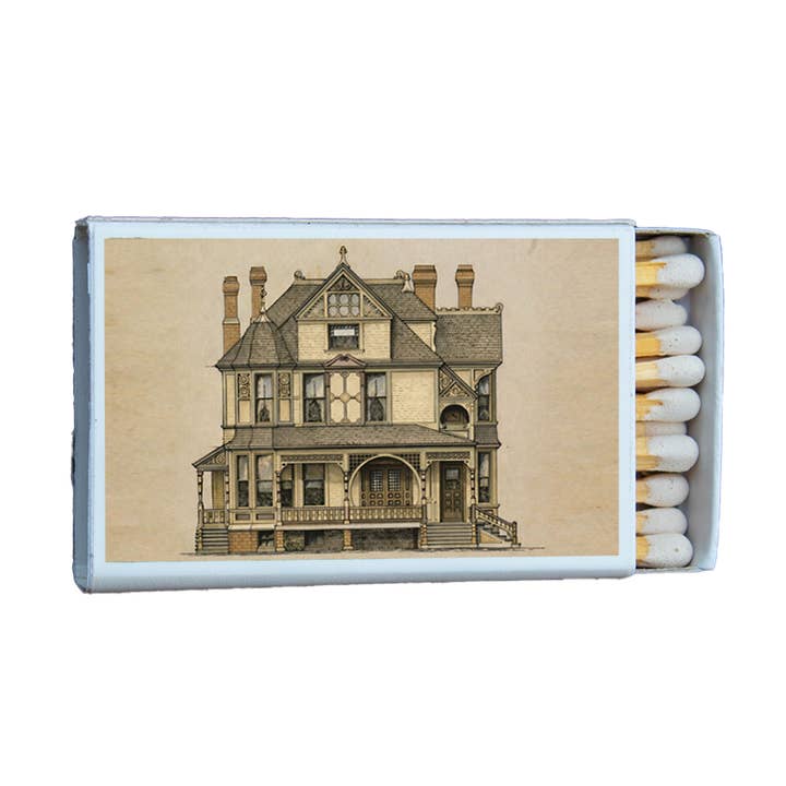 Fósforos de Casa Vitoriana • Caixa de Fósforos de Decoração de Casa • Vela Acc por atacado de Most Amazing