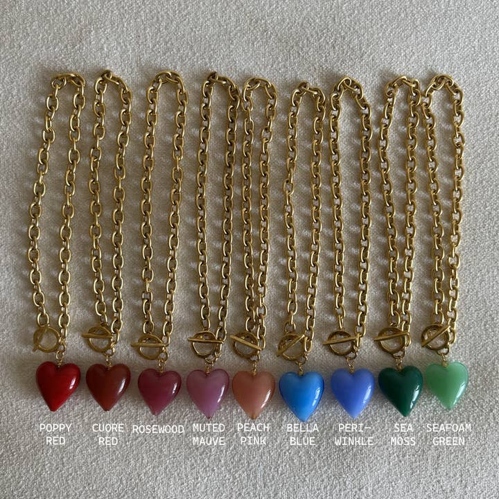 sccollection - Wholesale Pendant/Charm Necklace - Amore Murano Glass Heart Necklace27