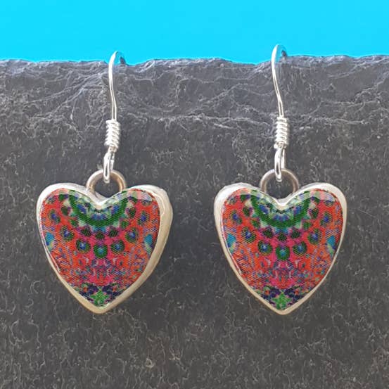 Heart Shaped Ceramic Earrings for wholesale by Noa Jewellery