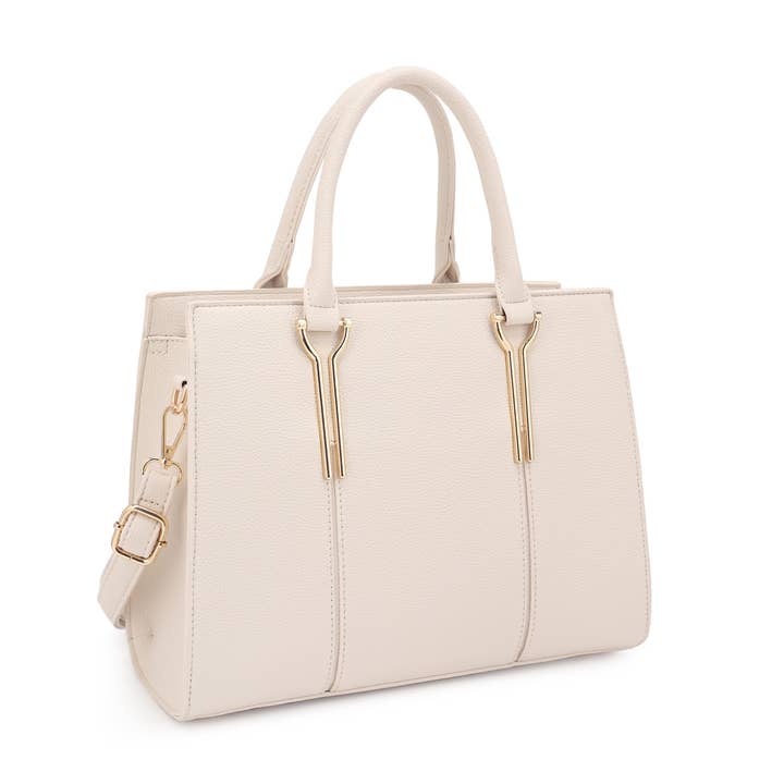 KAYLA+AVA - Wholesale Satchel - Women's - Jocelyn Structured Satchel with Gold Hardware