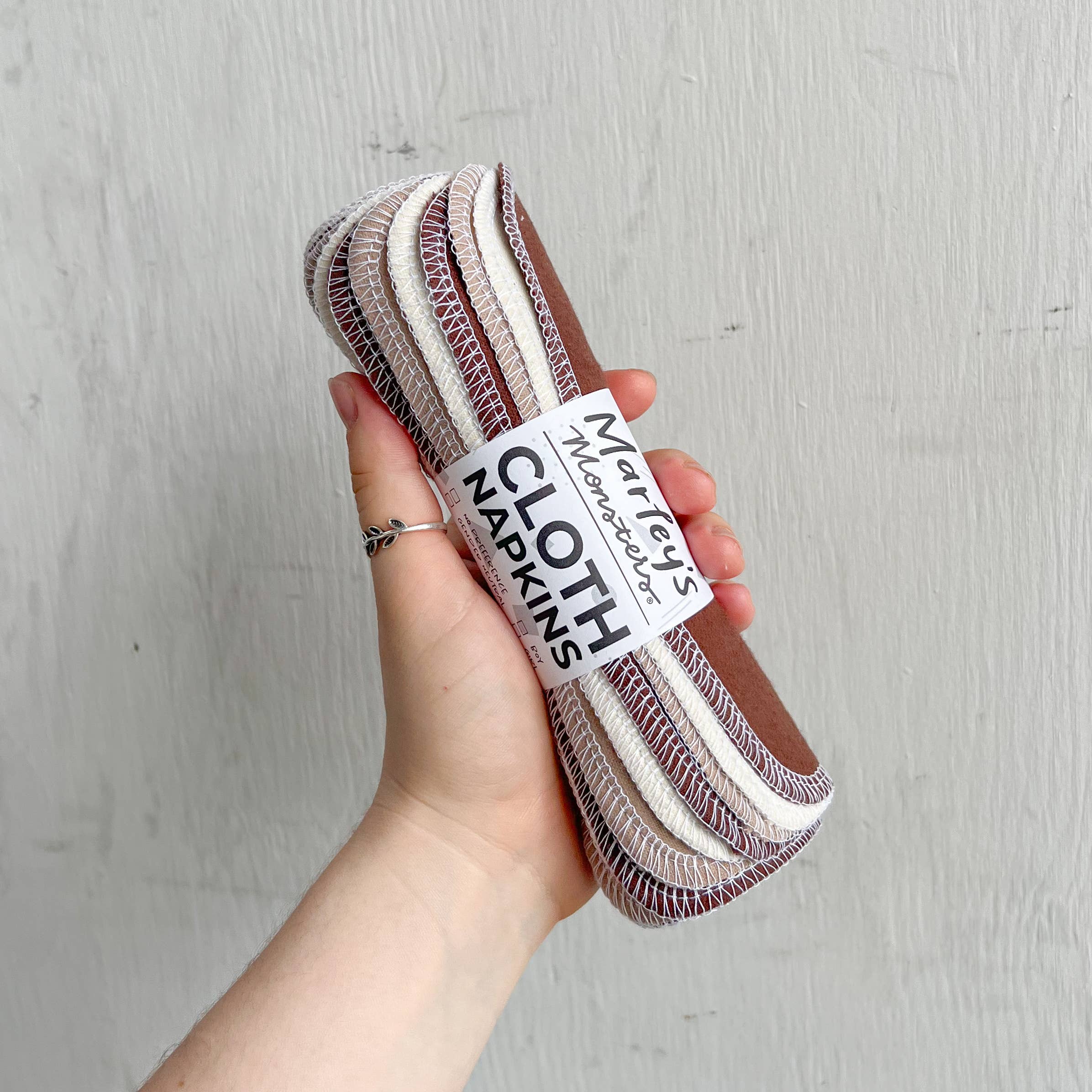 Marley's Monsters – wholesale Dinner & cloth napkin – Small Cloth Napkins: 12 Pack - Rainbow and Color Mixes5