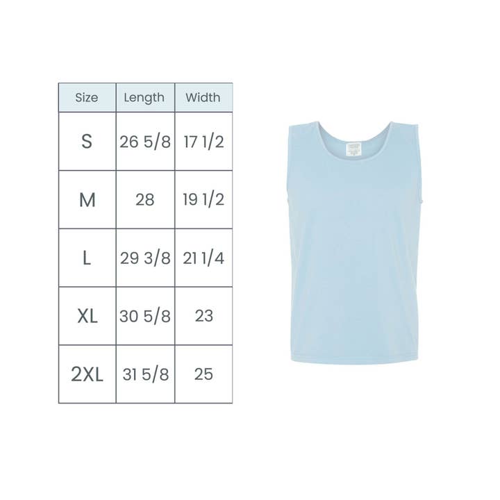 Arden & Gold - Wholesale Tank Top - Women's - Embroidered USA Icons Comfort Colors Tank Top | 4th Of July 8