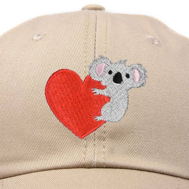 Dalix - Wholesale Baseball Cap - Women's - DALIX Cute Koala with Heart Hat Womens Embroidered Ball Cap9