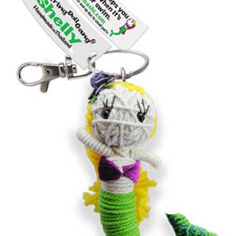Kamibashi - Wholesale Keychain - Women's - Shelly the Mermaid String Doll Keychain1